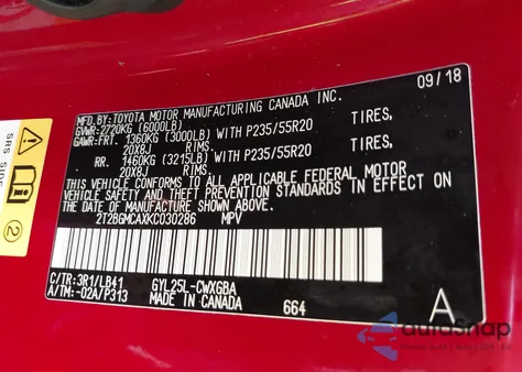 2019 Lexus Rx 450H Base/450H F Sport from USA, damaged, VIN 2T2BGMCAXKC030286